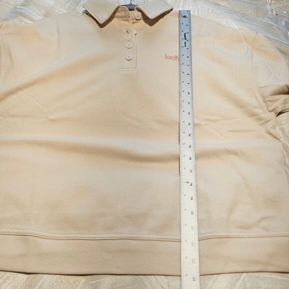 !!!NWT!!! Men’s Levi’s Cream Long Sleeve Polo Sweater, Medium - Picture 8 of 11